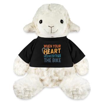 Dirt Biker Riding Your Heart Races Faster - MiniFeet® Schaf Annika - Schwarz - Vorne