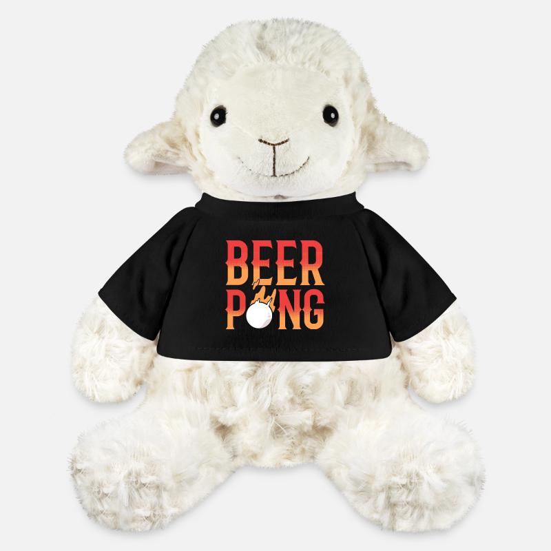 Beerpong Bierpong Bier Pong - MiniFeet® Schaf Annika - Schwarz