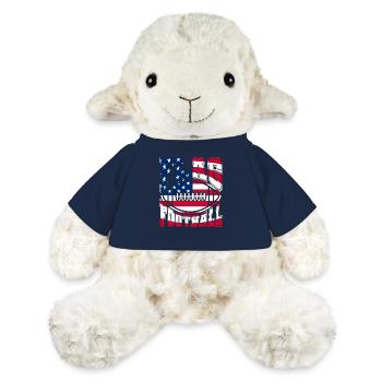 Flag Football USA Amerika Fahne American Football - MiniFeet® Schaf Annika - French Navy - Vorne