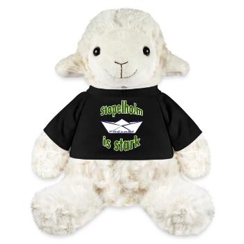 Stopelholm est fort - Wi sitt all in een Boot ! - Mouton en peluche Annika MiniFeet® - noir - Devant