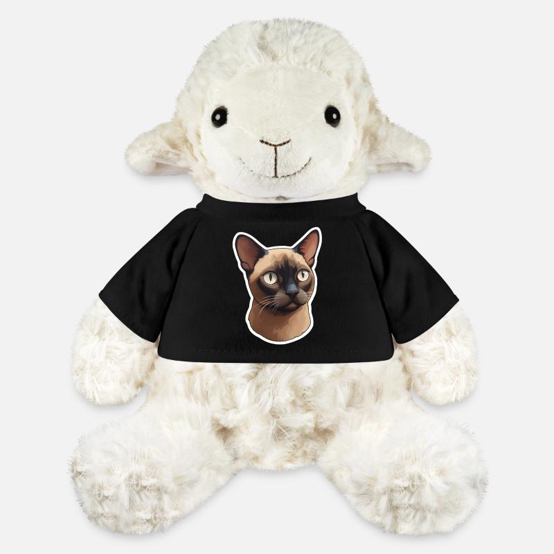 Burma-Katzenkopf - MiniFeet® Schaf Annika - Schwarz