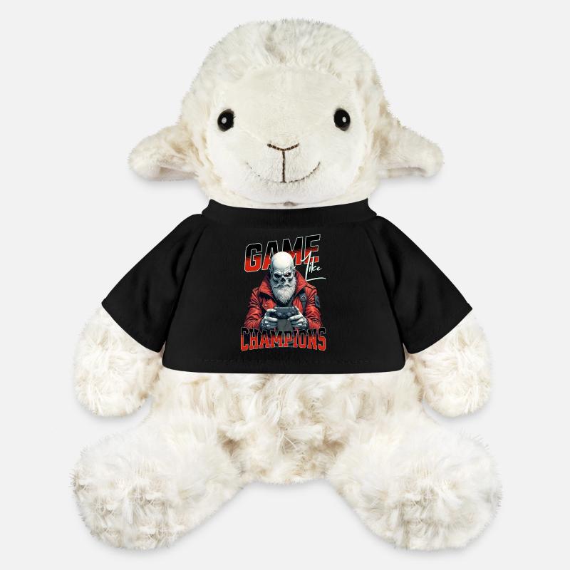 Game Like Champions With Skull and Controller - MiniFeet® Sheep Annika - black