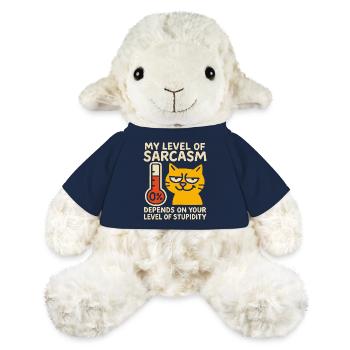 Sassy Cat Sarcasme T-shirt graphique - Mouton en peluche Annika MiniFeet® - bleu marine - Devant