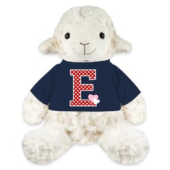 Buchstabe E Herz - MiniFeet® Schaf Annika - French Navy - Vorne