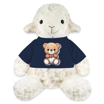 cute heart teddy - MiniFeet® Sheep Annika - french navy - Front
