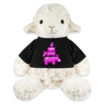Stadtmusikanten "Pink" - MiniFeet® Schaf Annika - Schwarz - Vorne