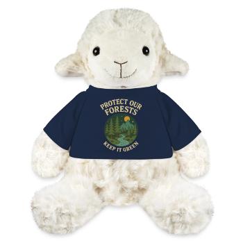 Forest protection nature motif - MiniFeet® Sheep Annika - french navy - Front