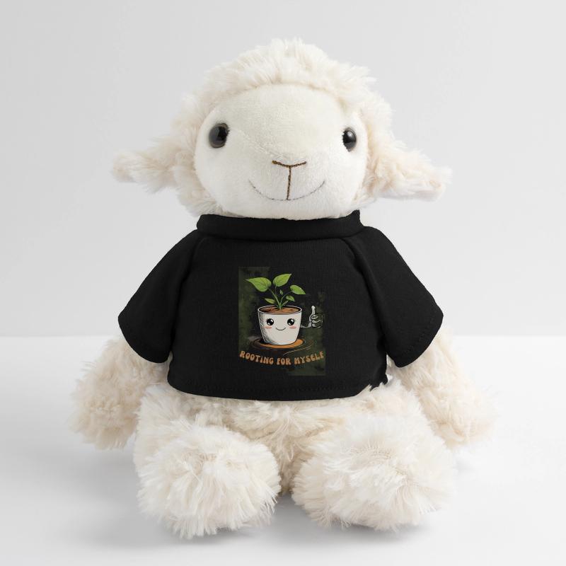 Mignon pot de fleurs avec breloque Mouton en peluche Annika MiniFeet®