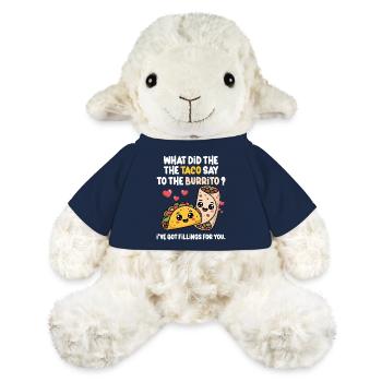Taco Burrito Love Mexican Food Lover - MiniFeet® Sheep Annika - french navy - Front