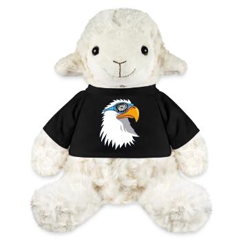 Aigle et lunettes galactiques - Mouton en peluche Annika MiniFeet® - noir - Devant