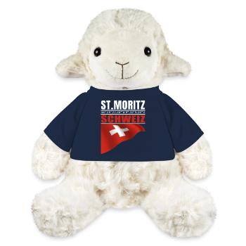 Saint-Moritz - Mouton en peluche Annika MiniFeet® - bleu marine - Devant