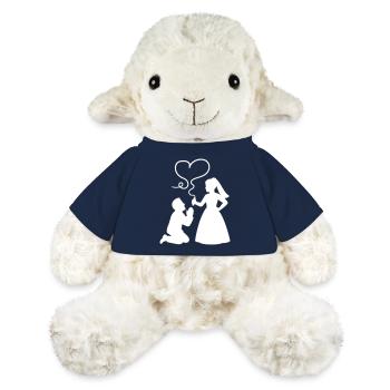 Brautpaar Ehepaar Hochzeit - MiniFeet® Schaf Annika - French Navy - Vorne
