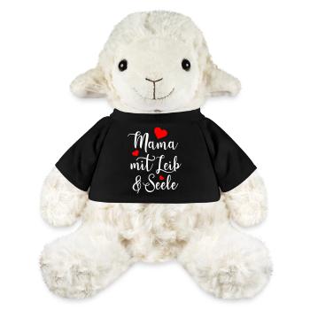 Vollblutmama Beste Mama Geschenk Liebe Mutterliebe - MiniFeet® Schaf Annika - Schwarz - Vorne