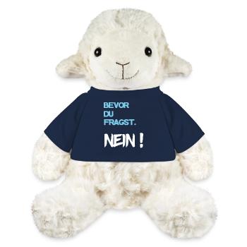 Cooler Spruch - MiniFeet® Schaf Annika - French Navy - Vorne