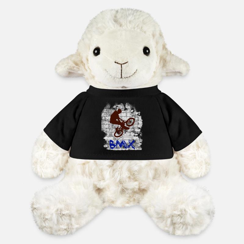 BMX 2 - Mouton en peluche Annika MiniFeet® - noir