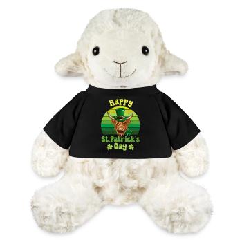 St. Patrick's Tag Schottisches Hochlandrind - MiniFeet® Schaf Annika - Schwarz - Vorne