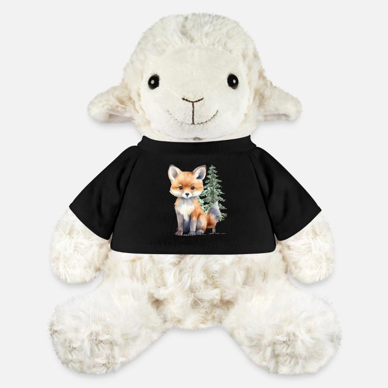 Fox in the forest - MiniFeet® Sheep Annika - black