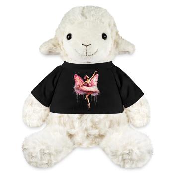 Ballerina mit Schmetterlingsflügeln, Schmetterlingen, Tutu - MiniFeet® Schaf Annika - Schwarz - Vorne