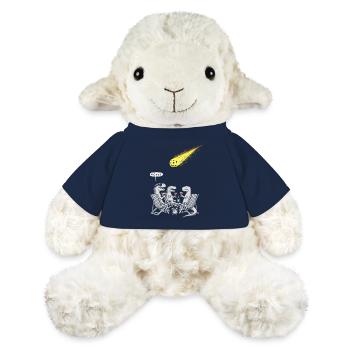 Dinosaur Dinner Party with Shooting Comet - MiniFeet® Sheep Annika - french navy - Front