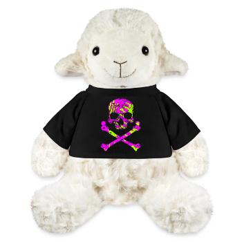 Skull with bone - MiniFeet® Sheep Annika - black - Front