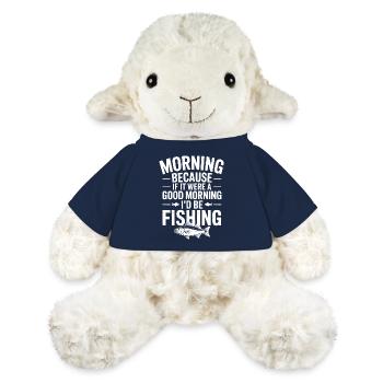 Citation de pêche matinale Tee - Mouton en peluche Annika MiniFeet® - bleu marine - Devant