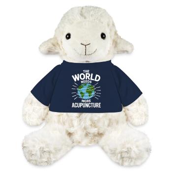 Acupuncture Médecine chinoise Santé - Mouton en peluche Annika MiniFeet® - bleu marine - Devant