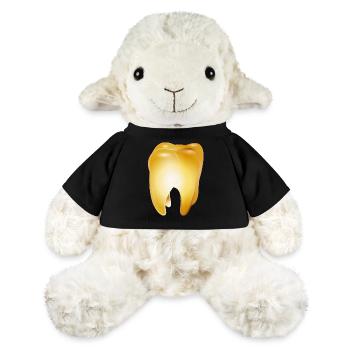 A golden tooth as a symbol of success and money - MiniFeet® Sheep Annika - black - Front