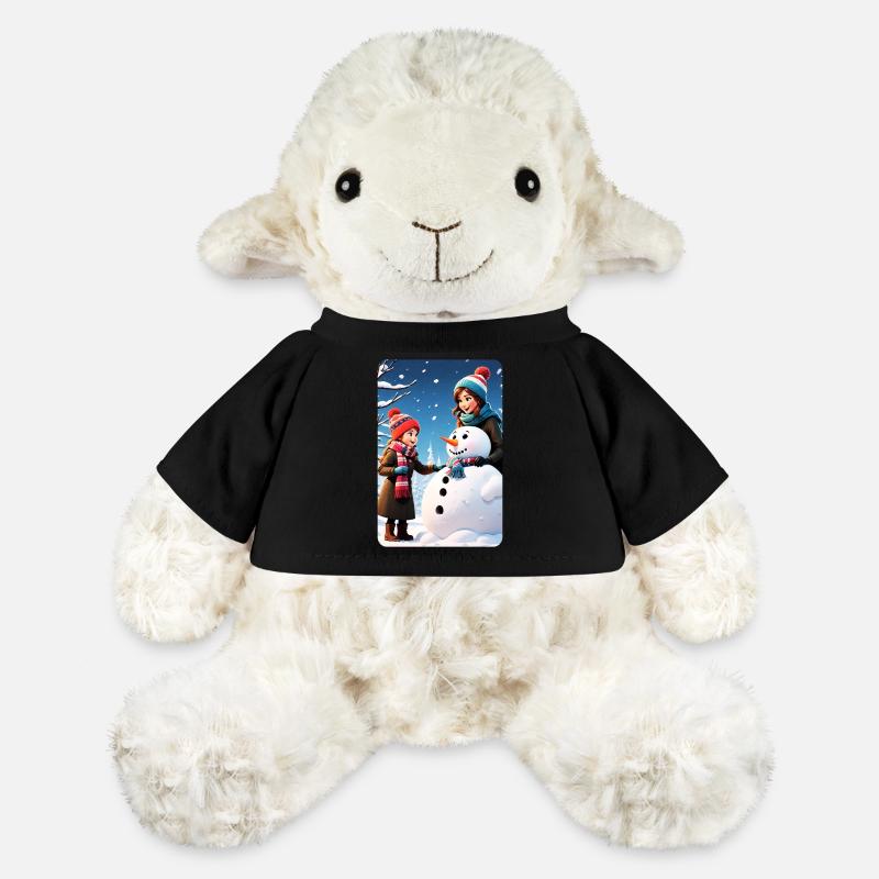 personalisiertes Design-Muttergeschenk - MiniFeet® Schaf Annika - Schwarz