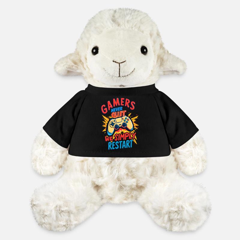 Gamers Never Quit - MiniFeet® Sheep Annika - black