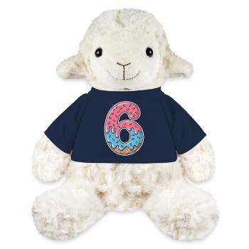 Eis Zahl 6 Geburtstag Streusel Party - MiniFeet® Schaf Annika - French Navy - Vorne