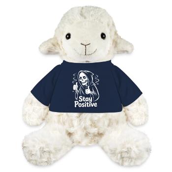 Squelette : Reste positif - Mouton en peluche Annika MiniFeet® - bleu marine - Devant
