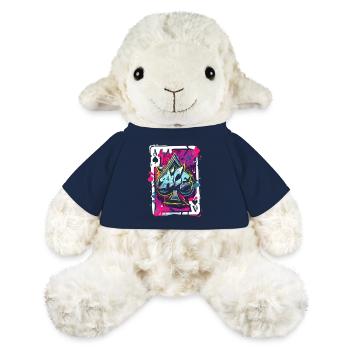 Ace of Spades Card - MiniFeet® Sheep Annika - french navy - Front