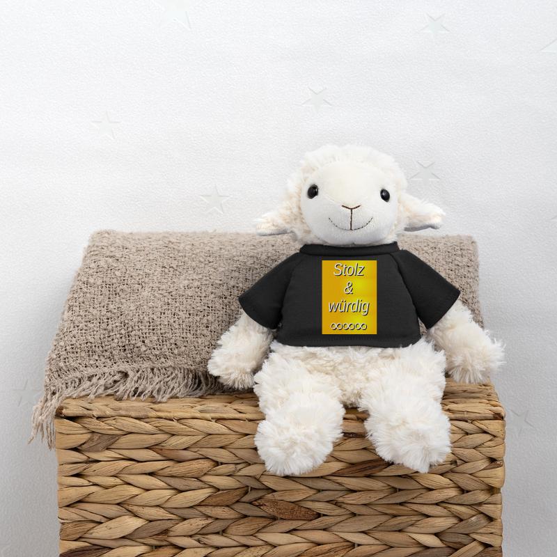 Impression dorée fière et digne Mouton en peluche Annika MiniFeet®