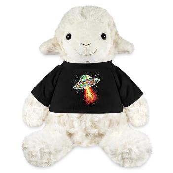 OVNI Espace Scribble Gribouillis Couleur - Mouton en peluche Annika MiniFeet® - noir - Devant