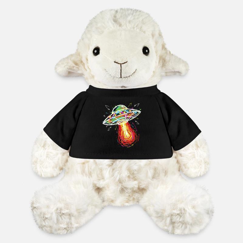 UFO Space Scribble Scribble Color - MiniFeet® Sheep Annika - black