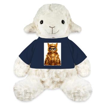 _Golden Pharaoh Cat – luxuriöser urbaner Streetwear-Stil - MiniFeet® Schaf Annika - French Navy - Vorne