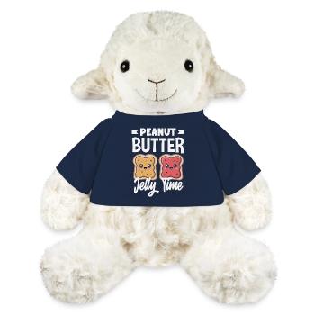 Look Partner Beurre de Cacahuète & Confiture Design - Mouton en peluche Annika MiniFeet® - bleu marine - Devant