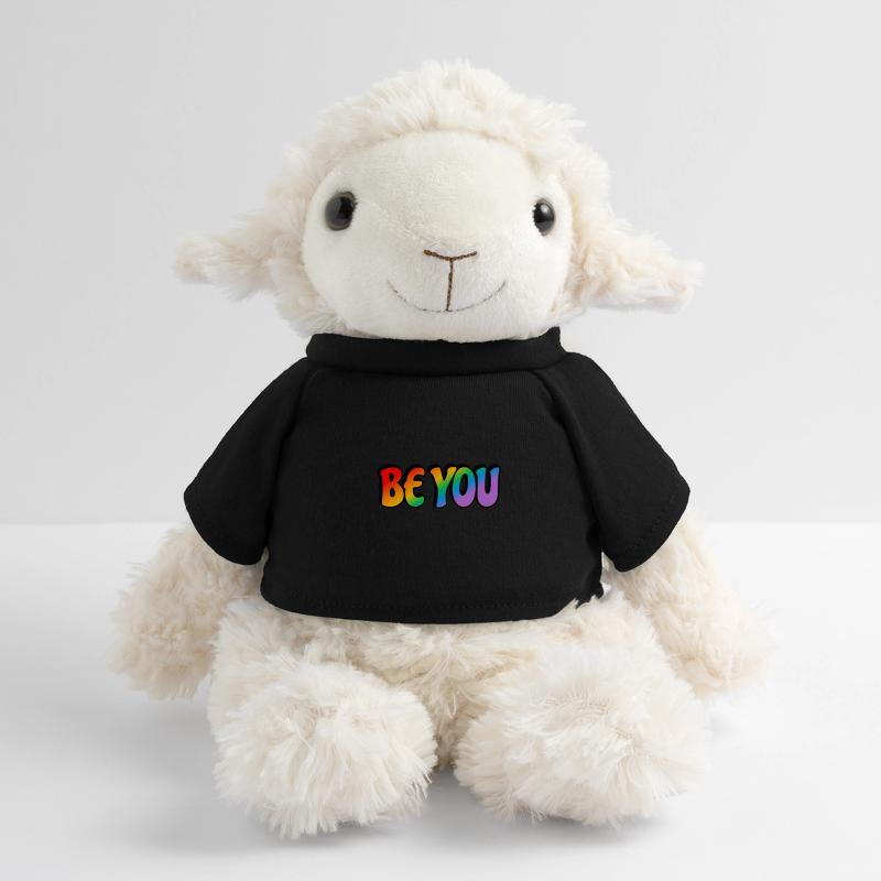 Sei du Regenbogen Text LGBTQ Pride Monat MiniFeet® Schaf Annika