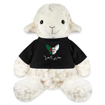 Les guerriers du sahara- idée cadeau Algérie - Mouton en peluche Annika MiniFeet® - noir - Devant