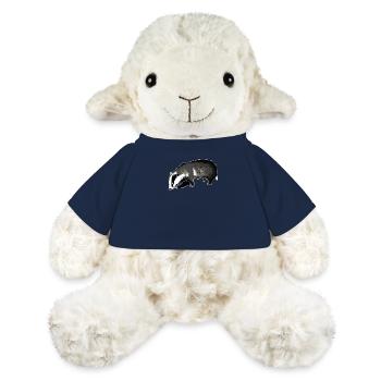 blaireau - Mouton en peluche Annika MiniFeet® - bleu marine - Devant