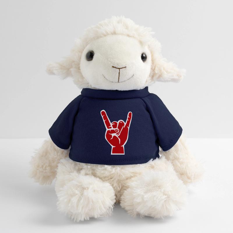 Devil's hand, Devil Rock cool metal symbol MiniFeet® Sheep Annika