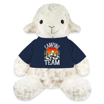 Équipe de camping - Mouton en peluche Annika MiniFeet® - bleu marine - Devant