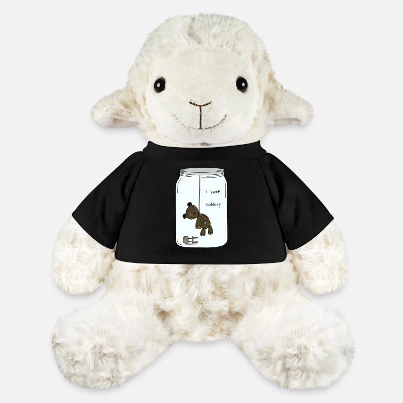 I hate cuddlIng - MiniFeet® Schaf Annika - Schwarz
