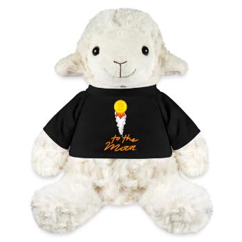 Crypto To The Moon 5 BTC Bitcoin - Mouton en peluche Annika MiniFeet® - noir - Devant