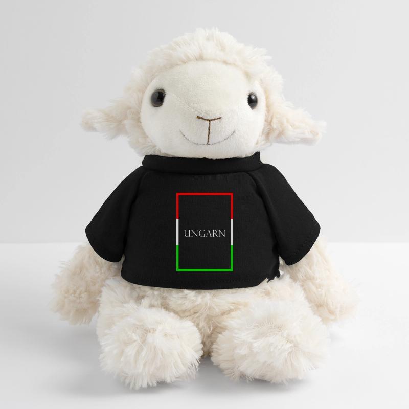Lettrage de la Hongrie avec drapeau Mouton en peluche Annika MiniFeet®