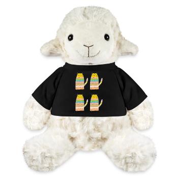 Cat curls quadruple - MiniFeet® Sheep Annika - black - Front