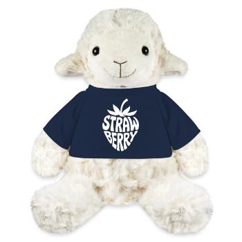 Erdbeer-Liebe-Wortkunst - MiniFeet® Schaf Annika - French Navy - Vorne
