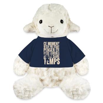Inspiration durch zweisprachiges Denken - MiniFeet® Schaf Annika - French Navy - Vorne