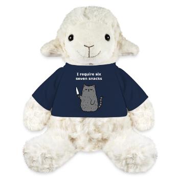 6-7 Mème Internet 6 7 Snack Cat - Mouton en peluche Annika MiniFeet® - bleu marine - Devant
