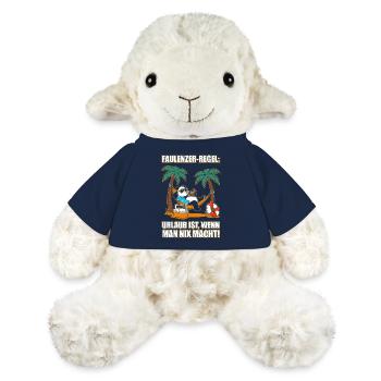 Faulenzer-Regel: Urlaub Ist, Wenn Nix Macht - MiniFeet® Schaf Annika - French Navy - Vorne